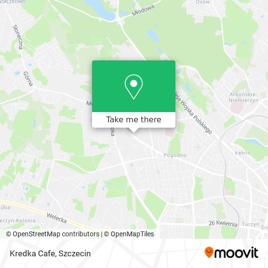 Kredka Cafe map