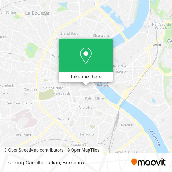 Parking Camille Jullian map