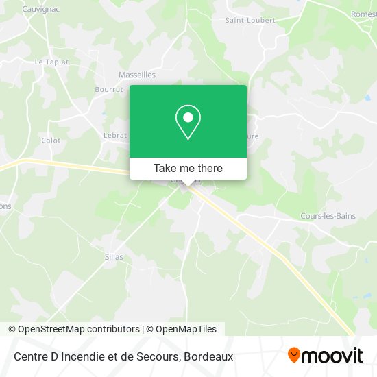 Centre D Incendie et de Secours map