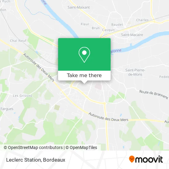 Leclerc Station map