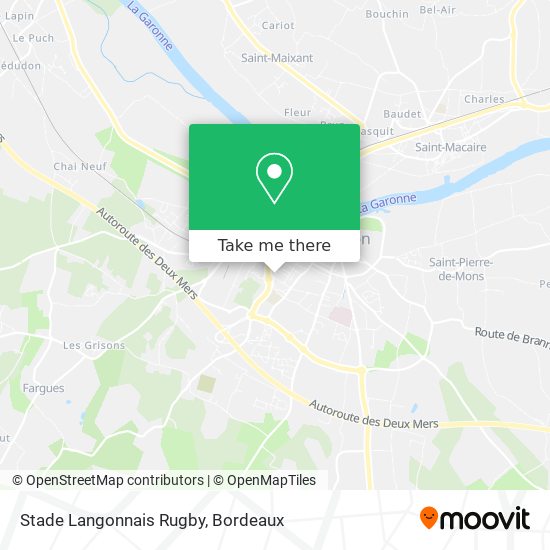 Stade Langonnais Rugby map