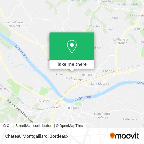 Château Montgaillard map