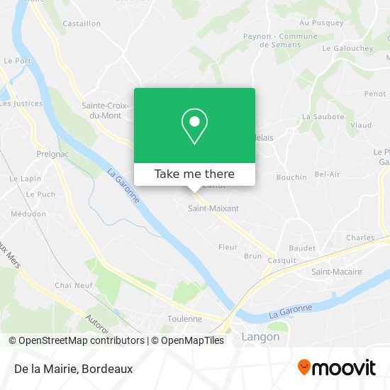 De la Mairie map