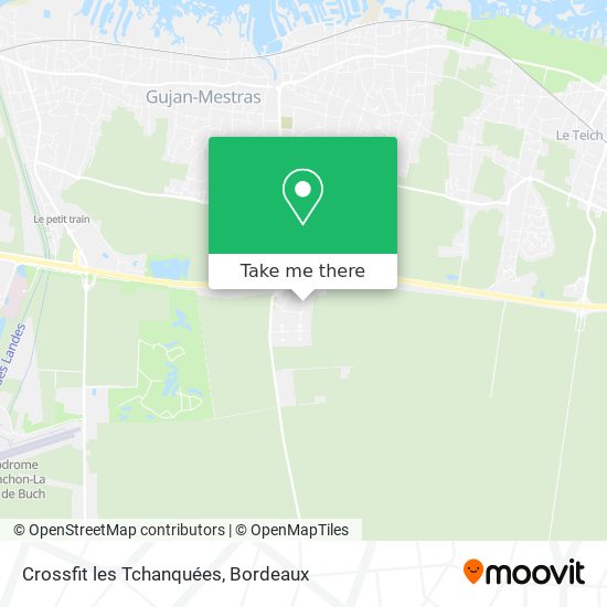 Crossfit les Tchanquées map
