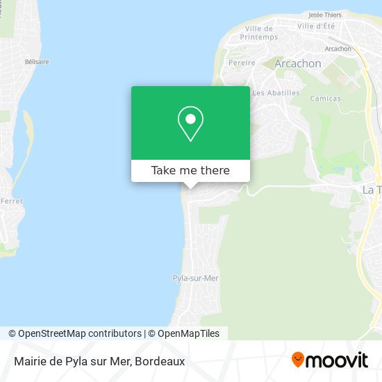 Mairie de Pyla sur Mer map
