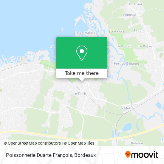 Poissonnerie Duarte François map