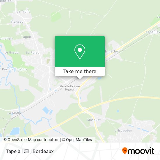 Tape à l'Œil map