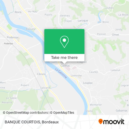 BANQUE COURTOIS map