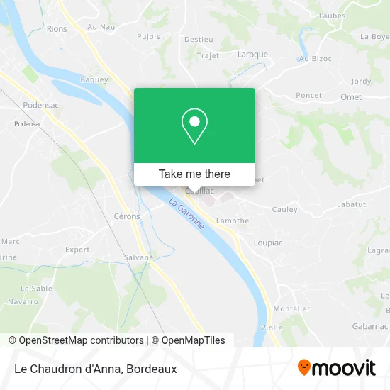 Le Chaudron d'Anna map