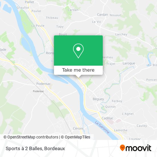 Sports à 2 Balles map