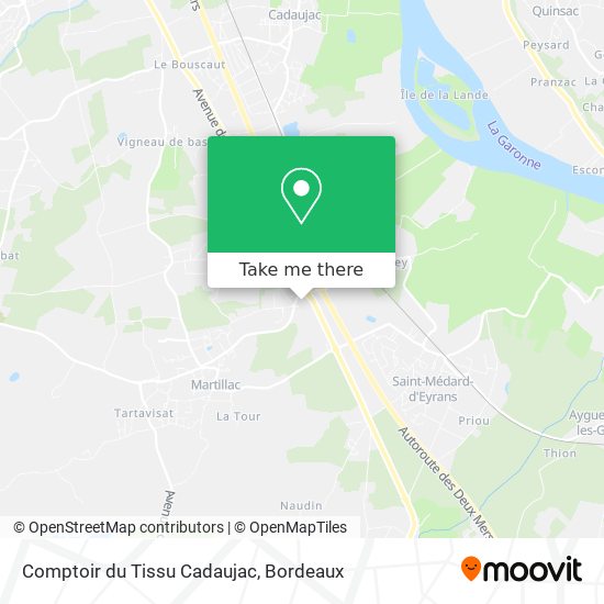 Comptoir du Tissu Cadaujac map
