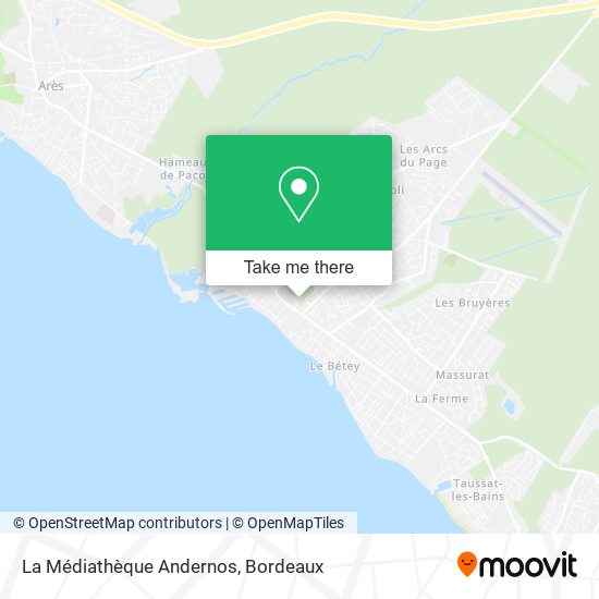 La Médiathèque Andernos map