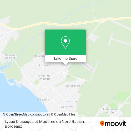 Lycée Classique et Moderne du Nord Bassin map