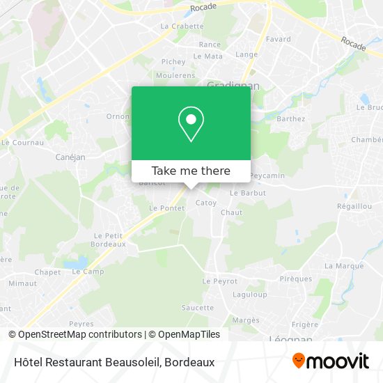 Hôtel Restaurant Beausoleil map