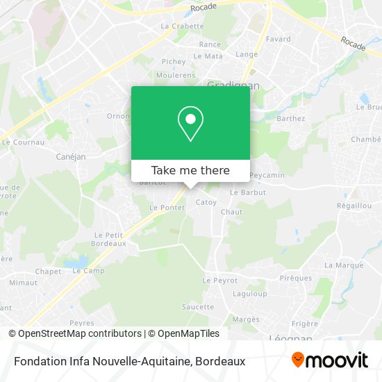 Fondation Infa Nouvelle-Aquitaine map