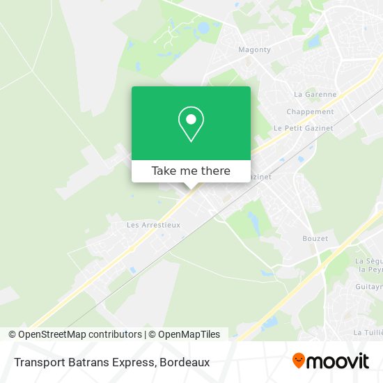 Transport Batrans Express map