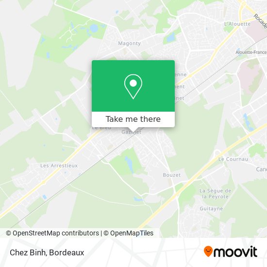 Chez Binh map