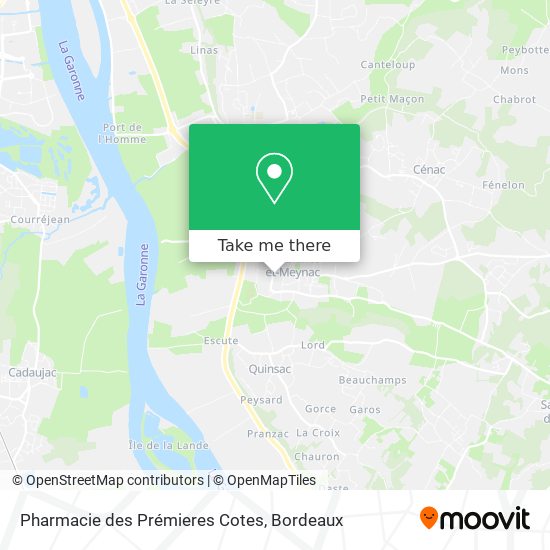 Pharmacie des Prémieres Cotes map