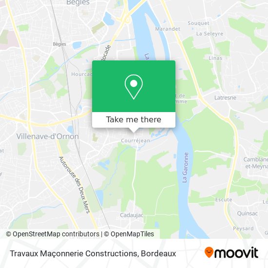 Travaux Maçonnerie Constructions map