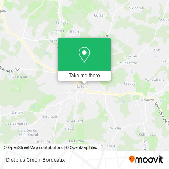 Dietplus Créon map