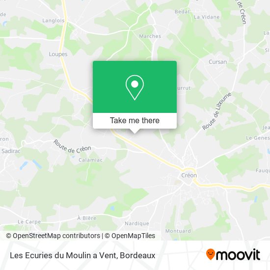 Mapa Les Ecuries du Moulin a Vent