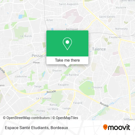 Espace Santé Etudiants map