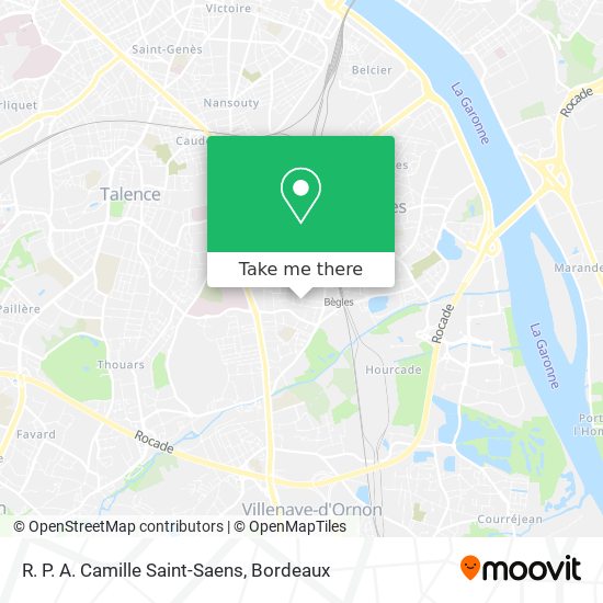 R. P. A. Camille Saint-Saens map