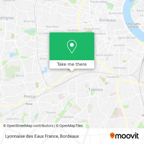 Lyonnaise des Eaux France map