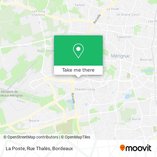 La Poste, Rue Thalès map