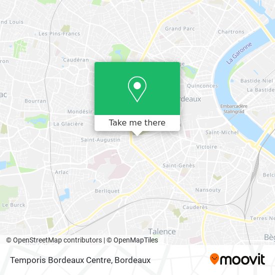 Temporis Bordeaux Centre map