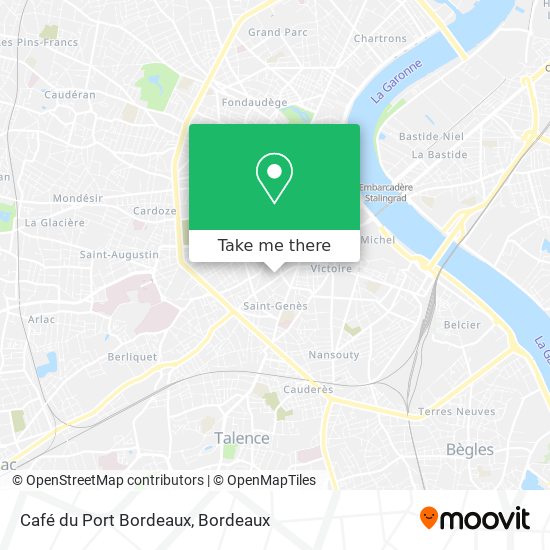 Café du Port Bordeaux map