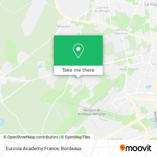 Eurovia Academy France map