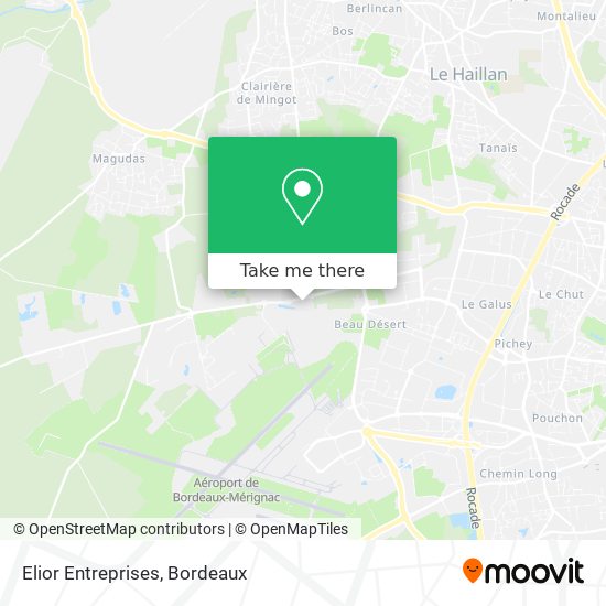 Elior Entreprises map