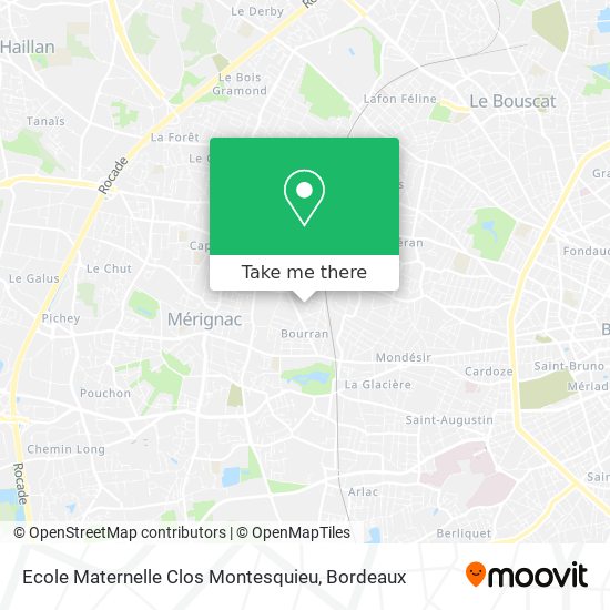 Ecole Maternelle Clos Montesquieu map