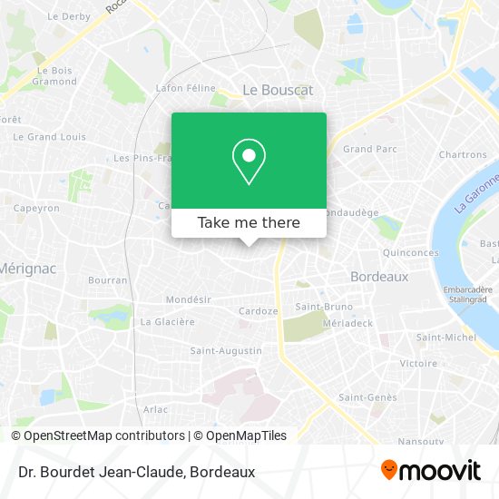 Dr. Bourdet Jean-Claude map