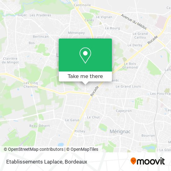 Etablissements Laplace map