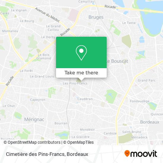 Cimetière des Pins-Francs map