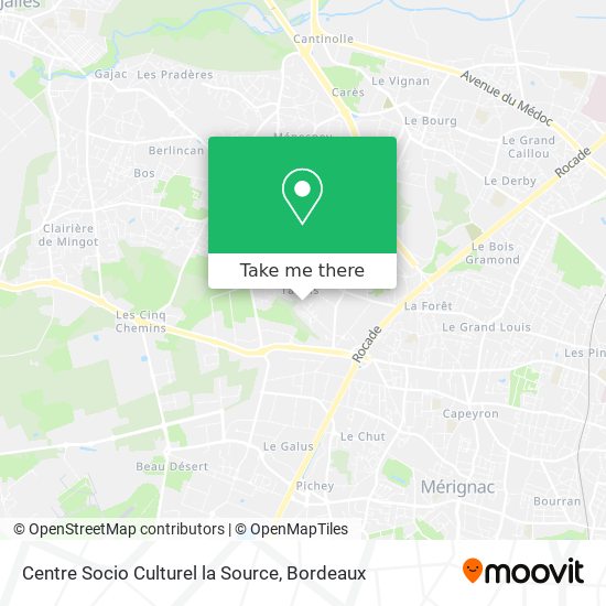 Centre Socio Culturel la Source map