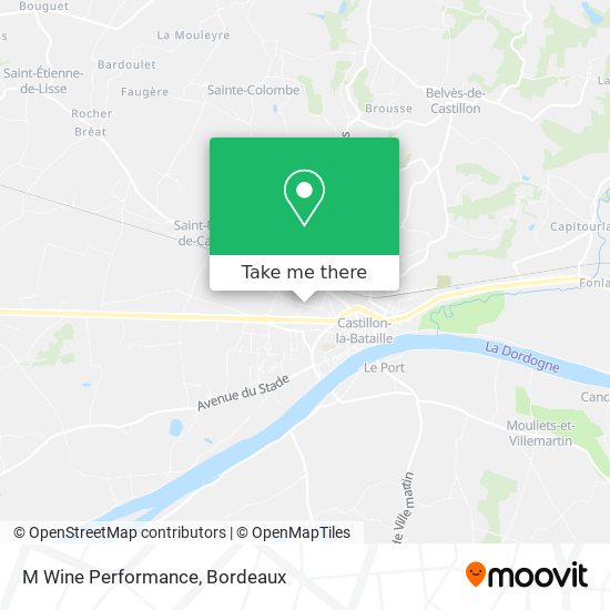 M Wine Performance map