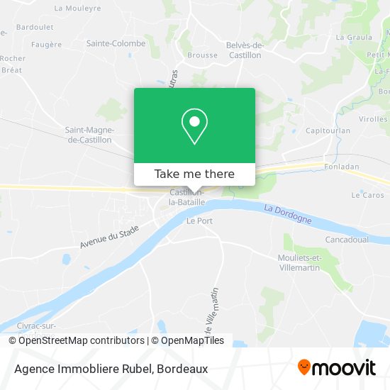 Agence Immobliere Rubel map