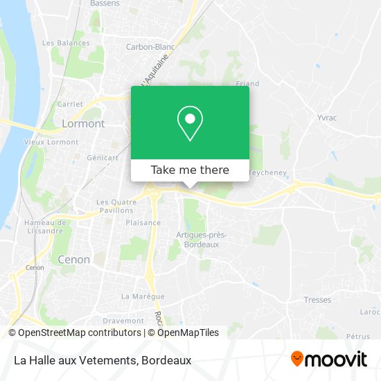 La Halle aux Vetements map