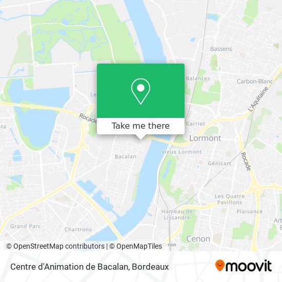 Centre d'Animation de Bacalan map