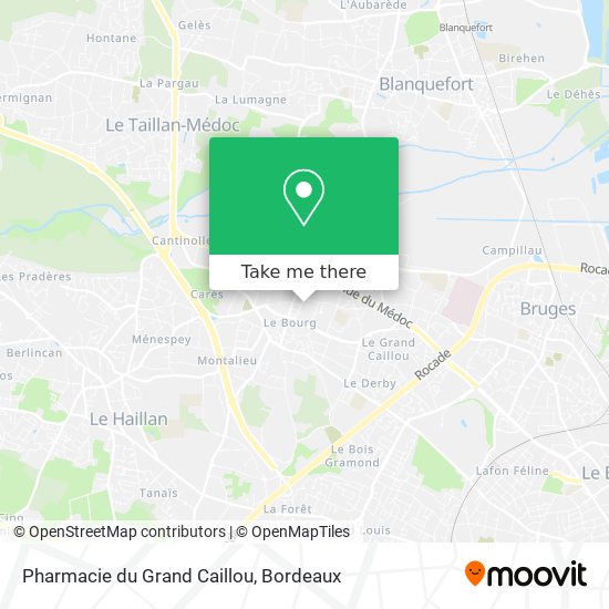 Mapa Pharmacie du Grand Caillou