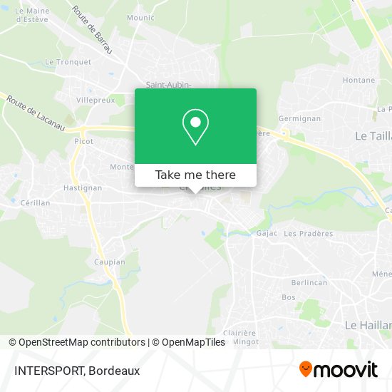 Mapa INTERSPORT