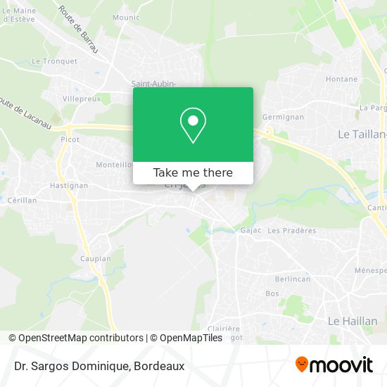 Dr. Sargos Dominique map
