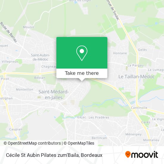 Cécile St Aubin Pilates zum'Baila map