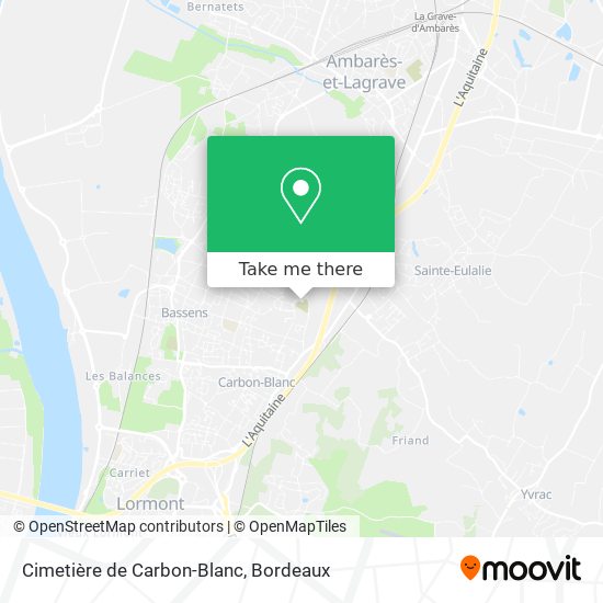 Cimetière de Carbon-Blanc map