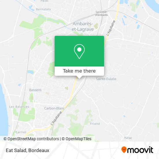 Eat Salad map