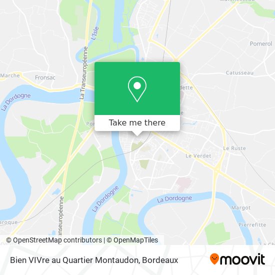 Bien VIVre au Quartier Montaudon map