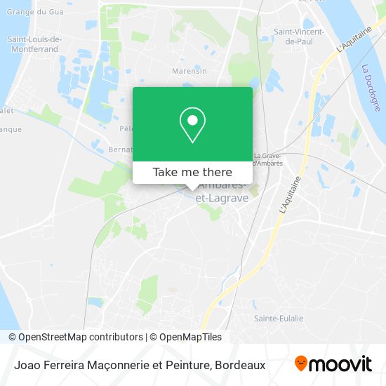 Joao Ferreira Maçonnerie et Peinture map